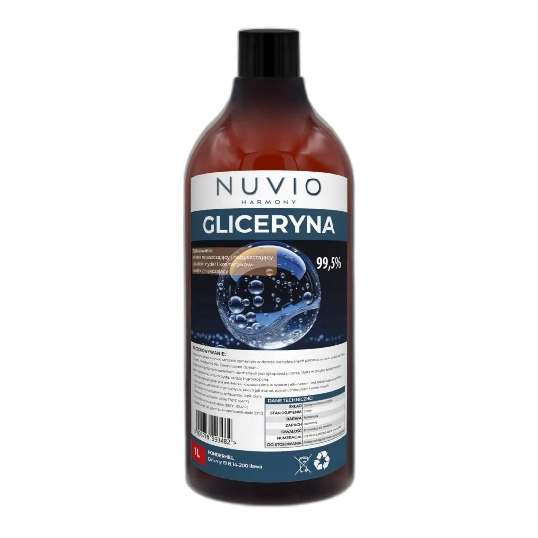 Propano-1,2,3-Triol — CAS 56-81-5 — C3H8O3 — odczynnik chemiczny