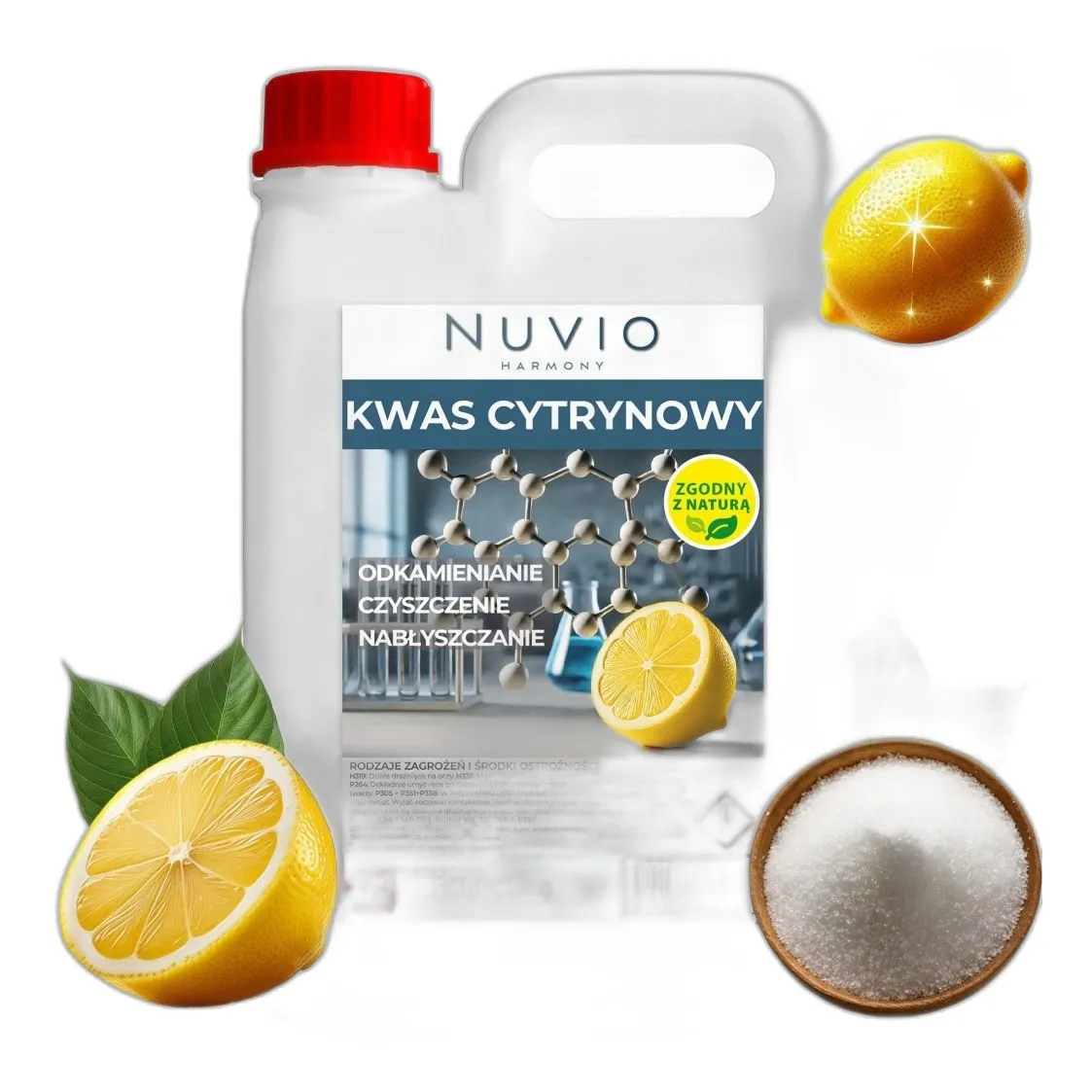 Kwas 2-Hydroksypropano-1,2,3-Trikarboksylowy — CAS 77-92-9 — C6H8O7 — odczynnik chemiczny