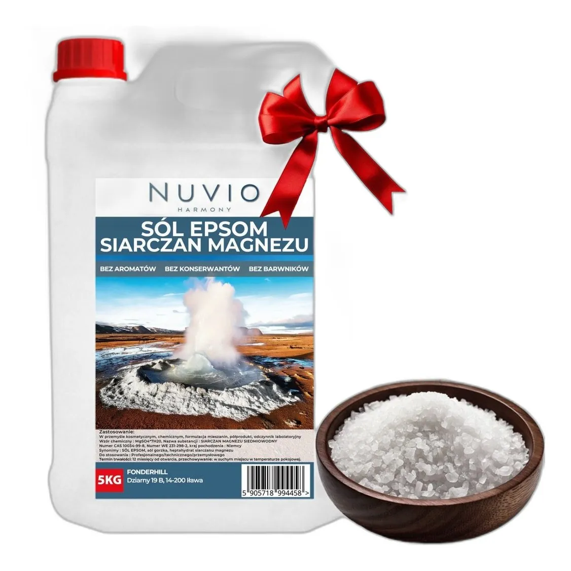 Siarczan Magnezu — CAS 7487-88-9 — MgO4S — odczynnik chemiczny