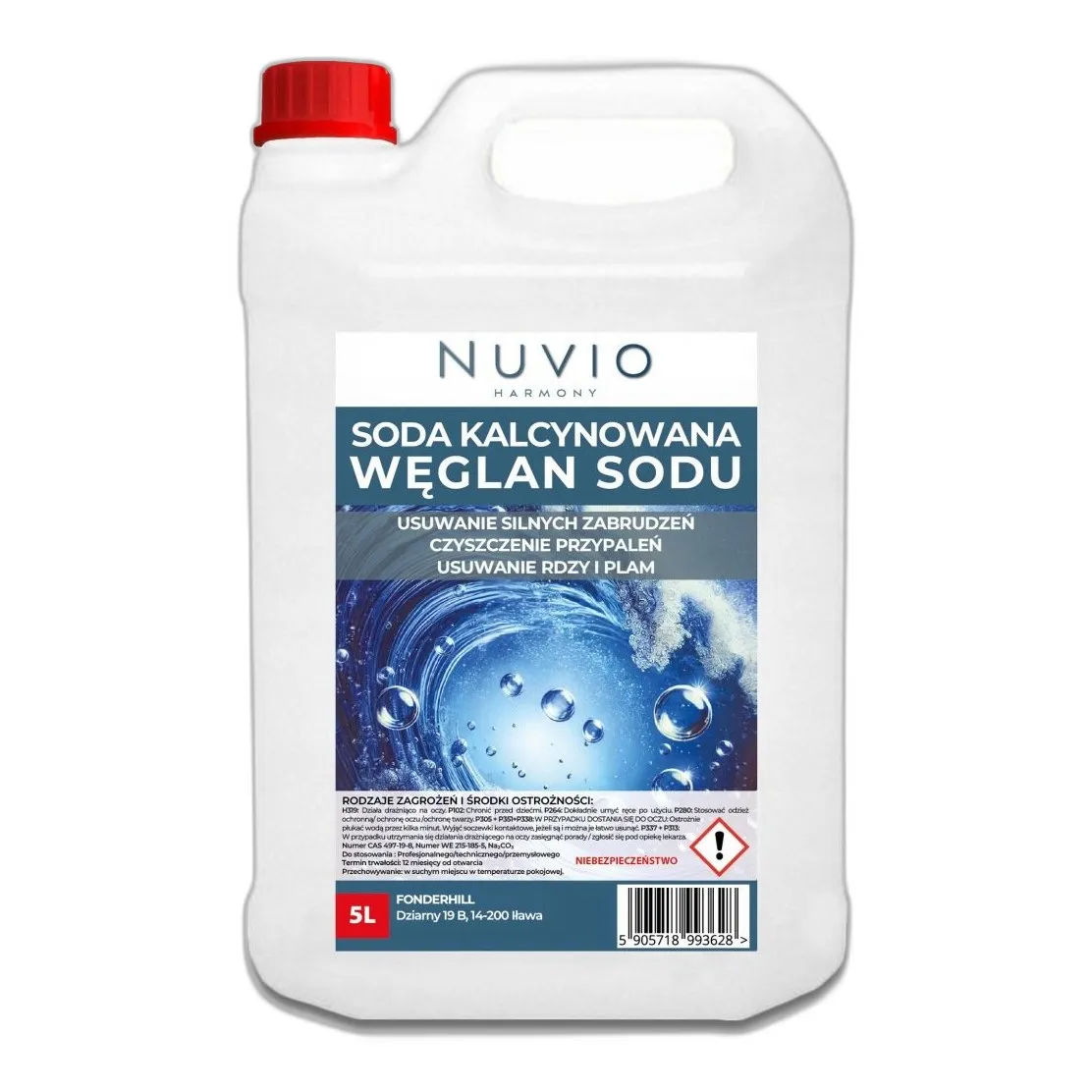 Węglan Sodu — CAS 497-19-8 — CNa2O3 — odczynnik chemiczny