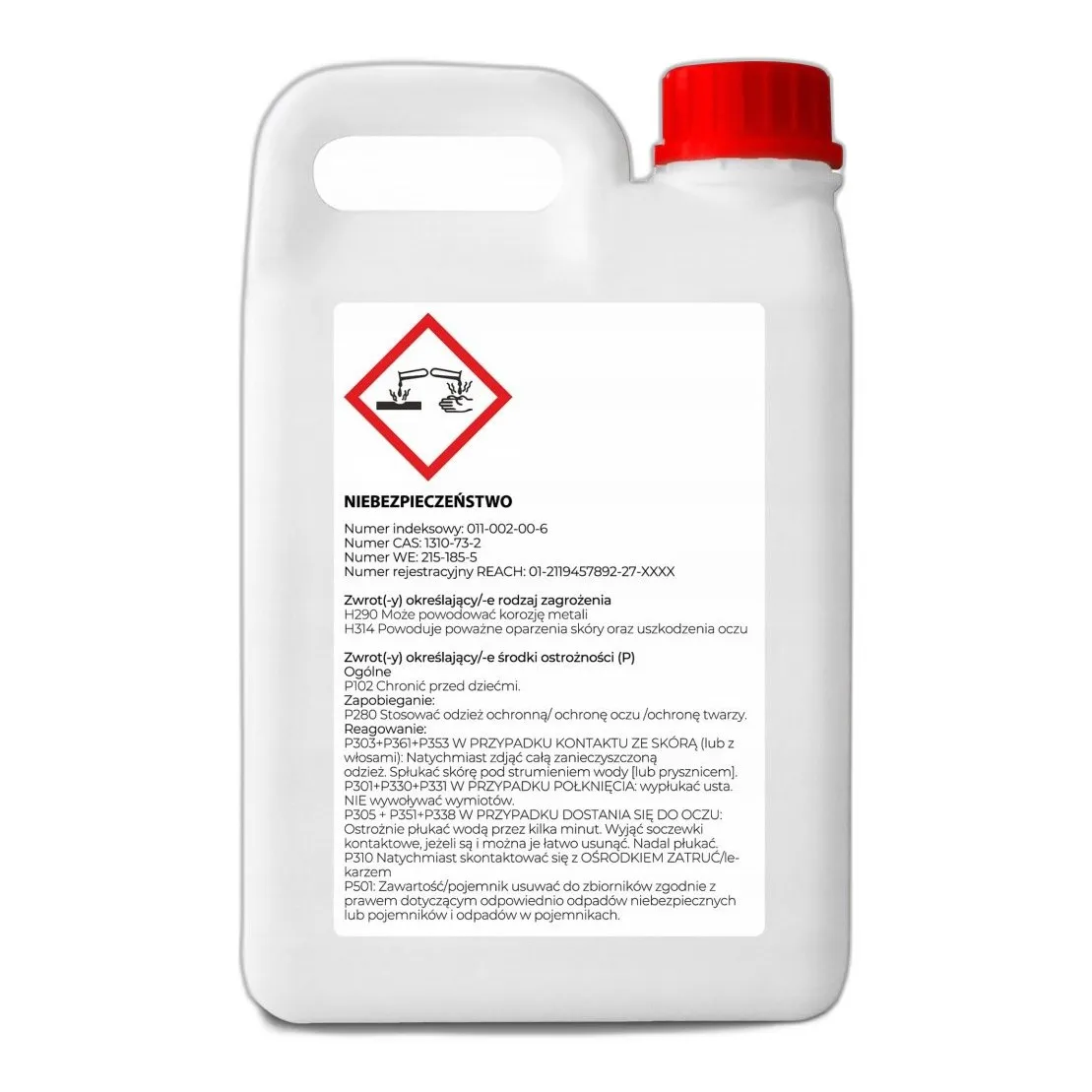 Wodorotlenek Sodu — CAS 1310-73-2 — HNaO — odczynnik chemiczny