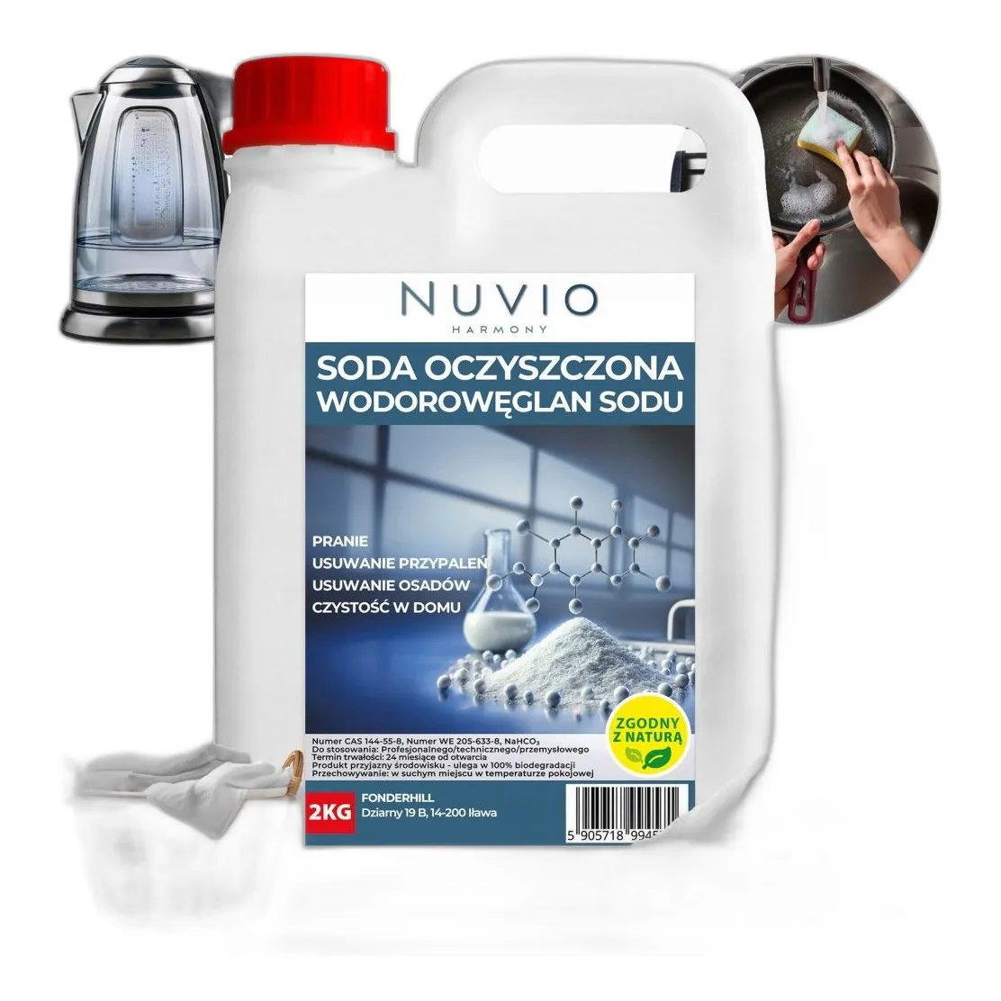 Wodorowęglan Sodu — CAS 144-55-8 — CHNaO3 — odczynnik chemiczny