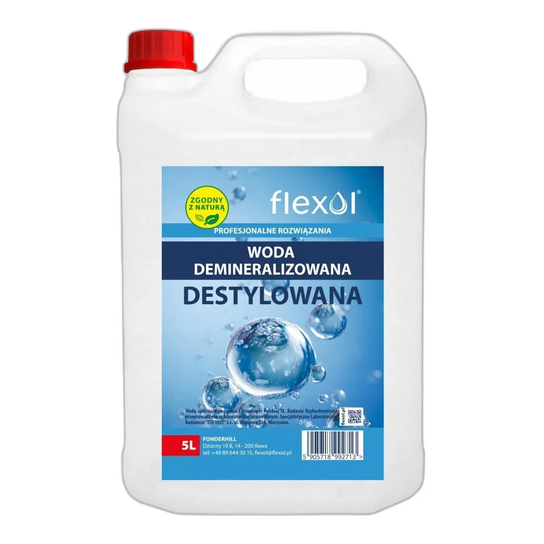 woda demineralizowana destylowana — zdjęcie produktu