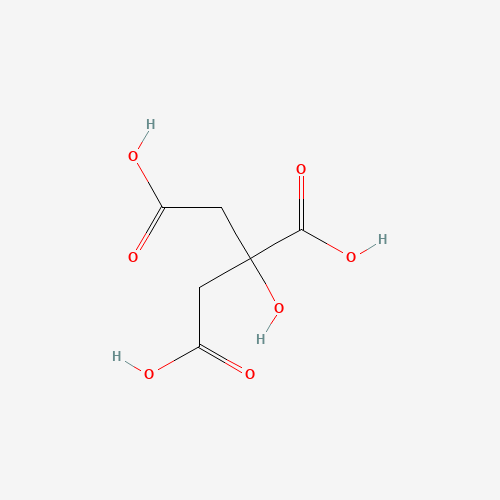 Szkielet 2D Kwas cytrynowy 5 kg, CAS 77-92-9, wzór C6O3·4H2O